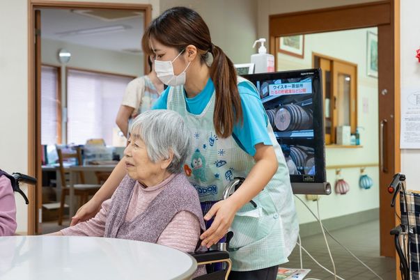 手厚いサポートの様子