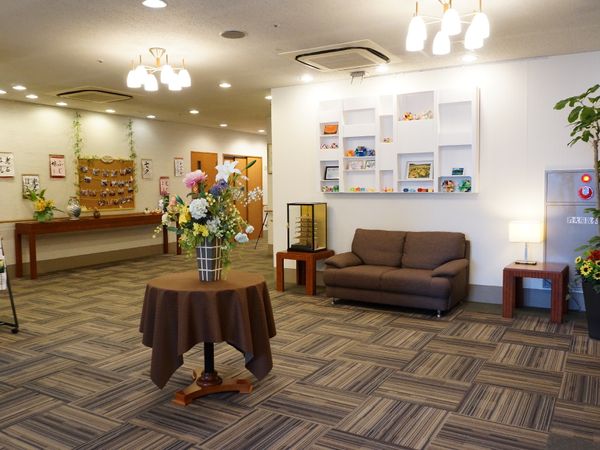 入居者が憩うラウンジ