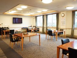 明るい共有スペース