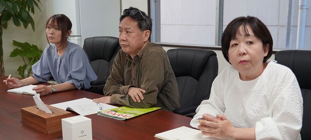 三人が集う打合せスペース