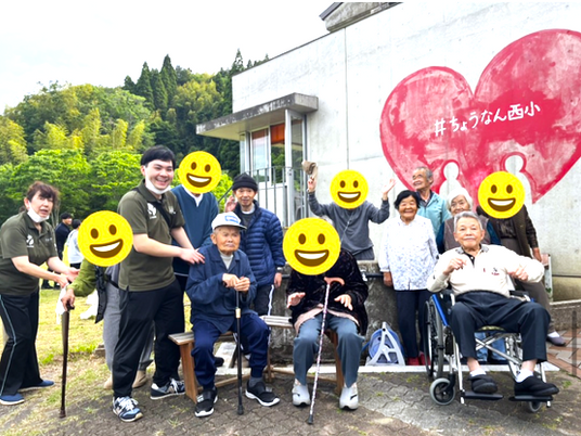 楽しそうな屋外の場面