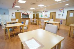 明るい共用スペース