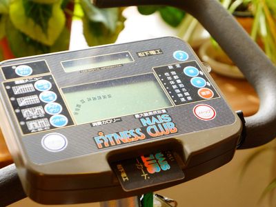 フィットネス機器のモニター