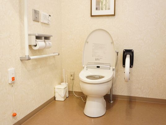手すり付きトイレ空間
