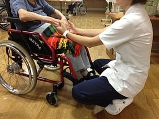 人と交流する空間