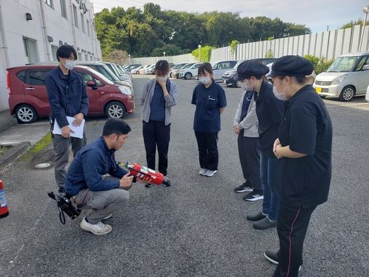 防災訓練の様子  