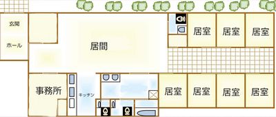 広々とした居間