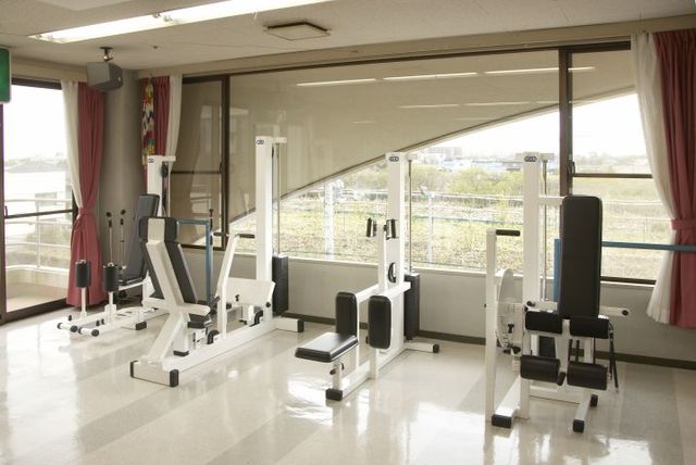 運動器具のある室内