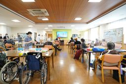 明るい共有スペース