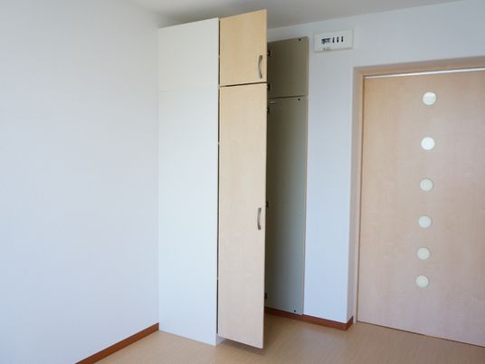 シンプルな居室のクローゼット