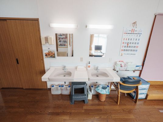 清潔感ある洗面台