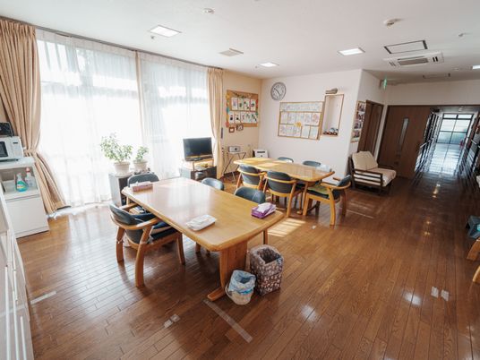 広々とした共有スペース