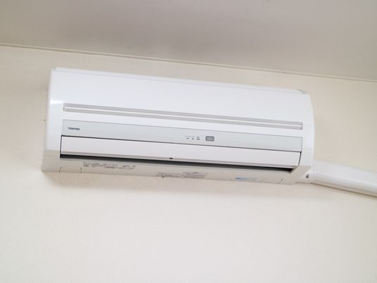 壁掛けエアコンのアップ