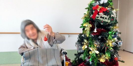 クリスマス装飾の共有スペース