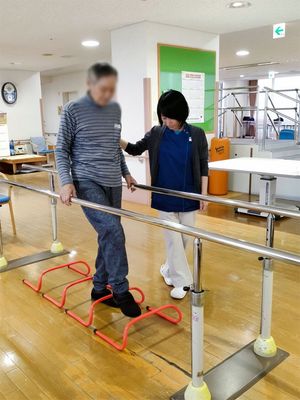歩行訓練の様子