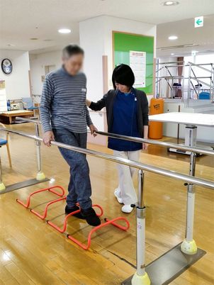 歩行訓練の様子
