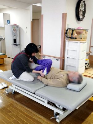 リハビリを受ける方の様子