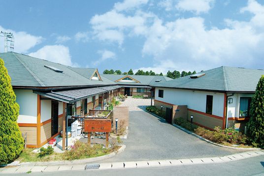 緑豊かな外観