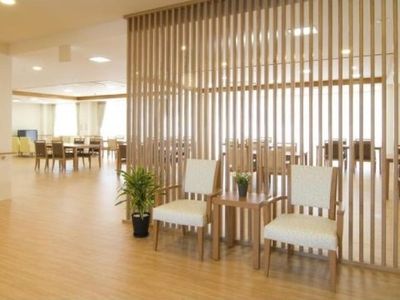 明るい共用スペース