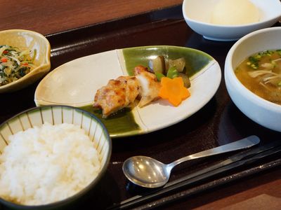 和風の健康的な食事