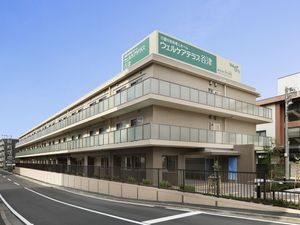 施設前の風景