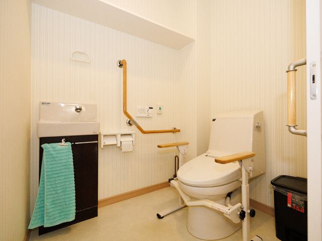 清潔なトイレ設備