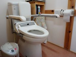 清潔なトイレの設備