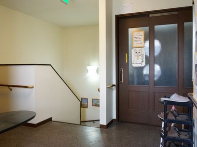 廊下と部屋の入口