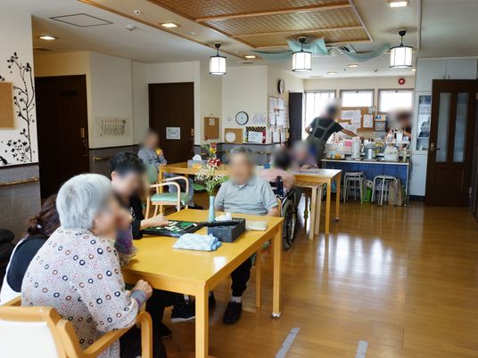 和風デザインの共有スペース