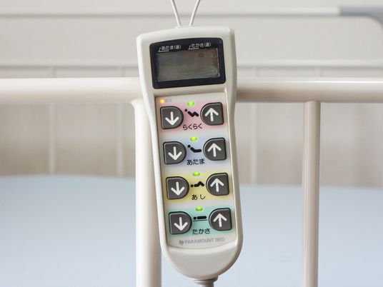電動ベッドのリモコン
