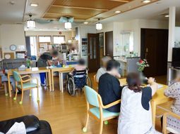 明るい共有スペース