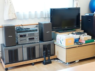 オーディオ設備とテレビ