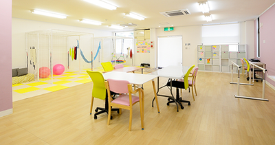 広々とした訓練室