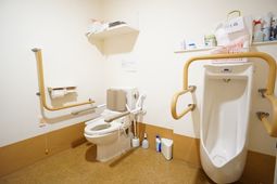 手すり付きトイレ空間