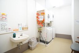 洗面所と洗濯機の設備