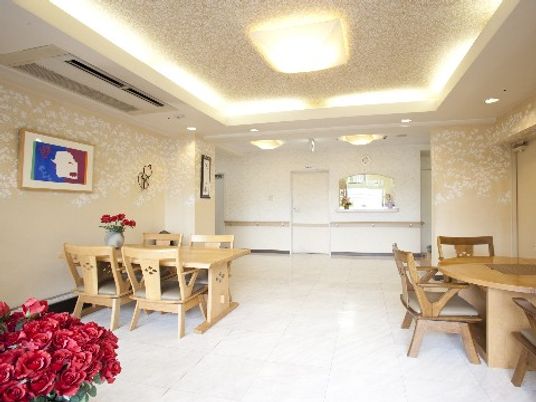 明るい共有スペース