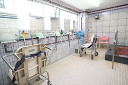 清潔な浴室設備