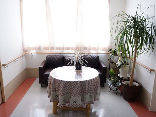 ゆったりとした休憩スペース