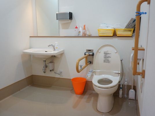 バリアフリーなトイレ