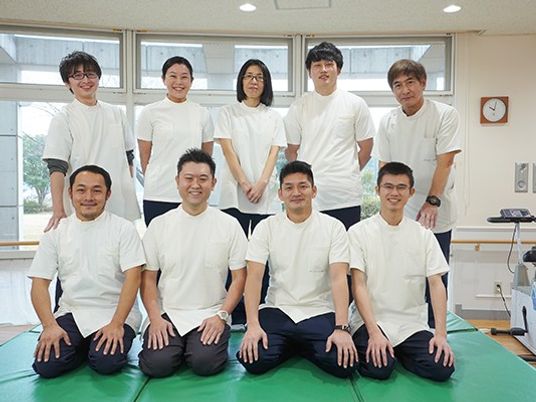 スタッフ集合の機能訓練室  