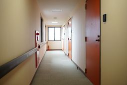 清潔な廊下の景観