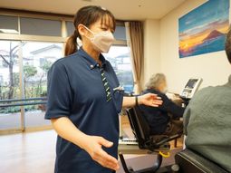 スタッフが利用者支援