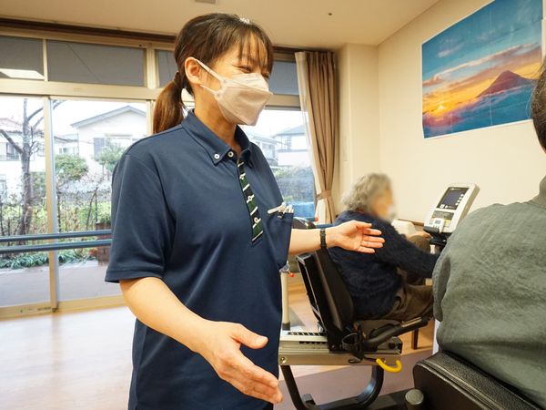 スタッフが利用者支援