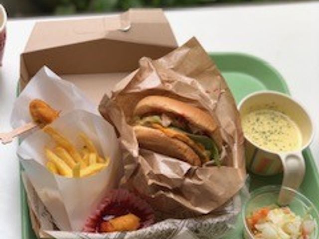 明るい食事の風景 食堂 天気の良い日には、自然光と一緒に美味しい食事を楽しめます。リフレッシュできる空間です。