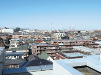 街並み屋上風景