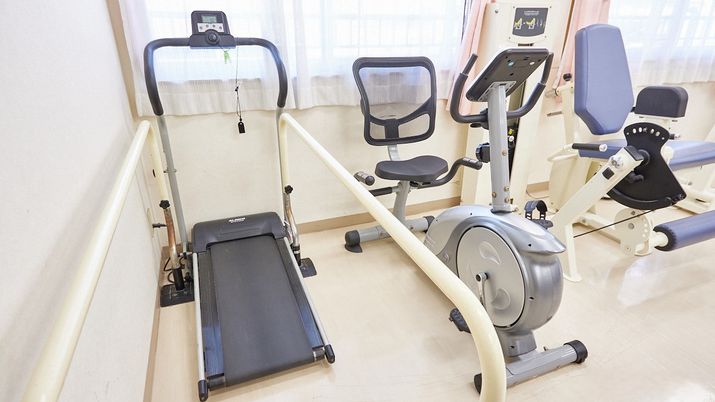 運動用具のある部屋