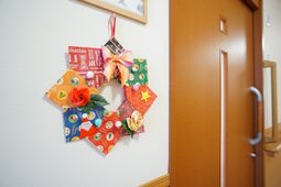 手作りの飾り廊下