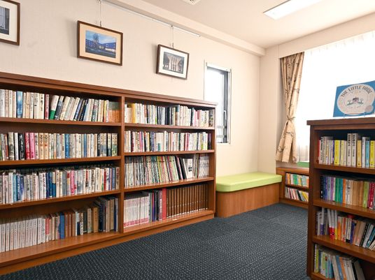 充実した図書コーナー