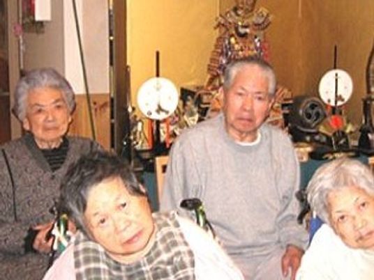 節句飾りのあるリビング