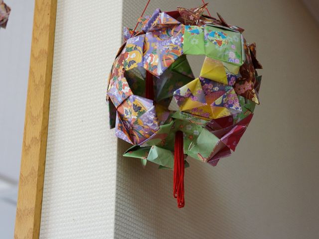 折り鶴の飾り手作り